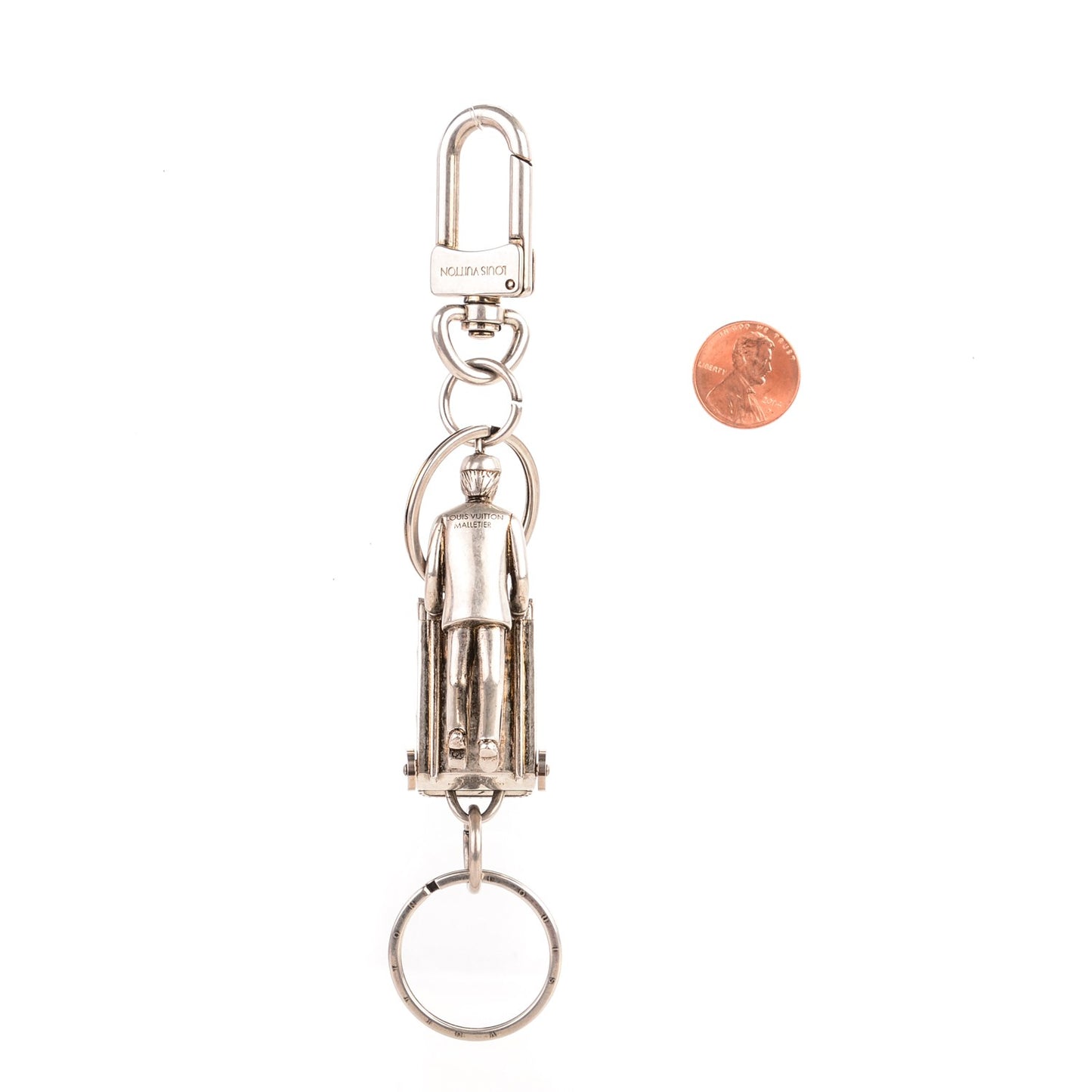 Palladium Porter Valet Key Holder Silver