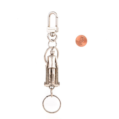 Louis Vuitton Palladium Porter Valet Key Holder Silver 2 of 7