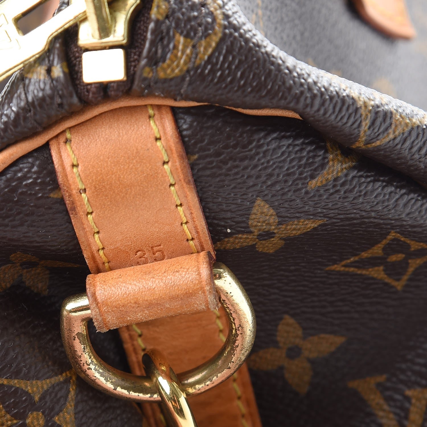 Louis Vuitton Monogram Speedy Bandouliere 35 8 of 24