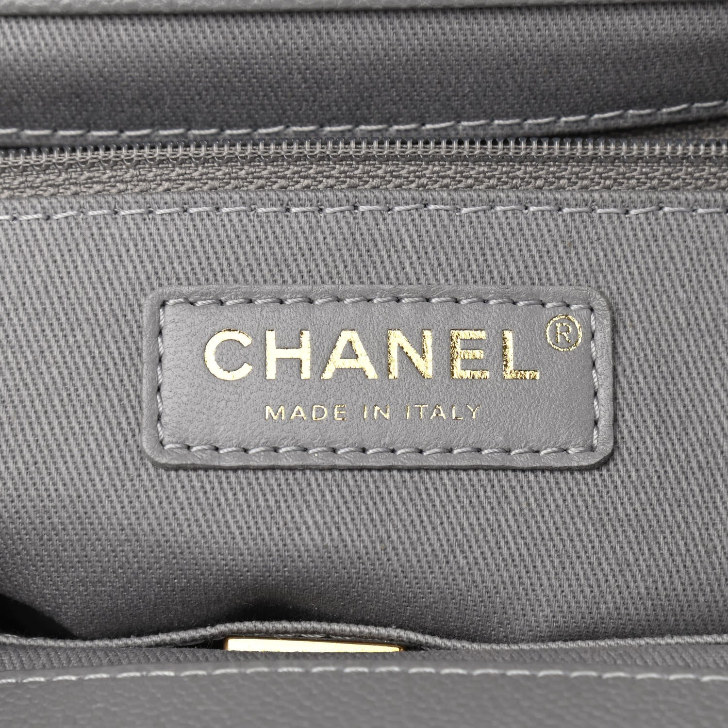 Chanel Caviar Quilted Medium Business Affinity Flap Grey 5 of 8