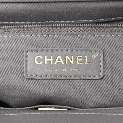 Chanel Caviar Quilted Medium Business Affinity Flap Grey 5 of 8