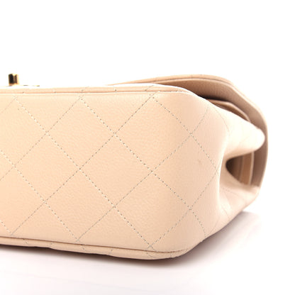 Chanel Caviar Quilted Jumbo Double Flap Light Beige 9 of 11