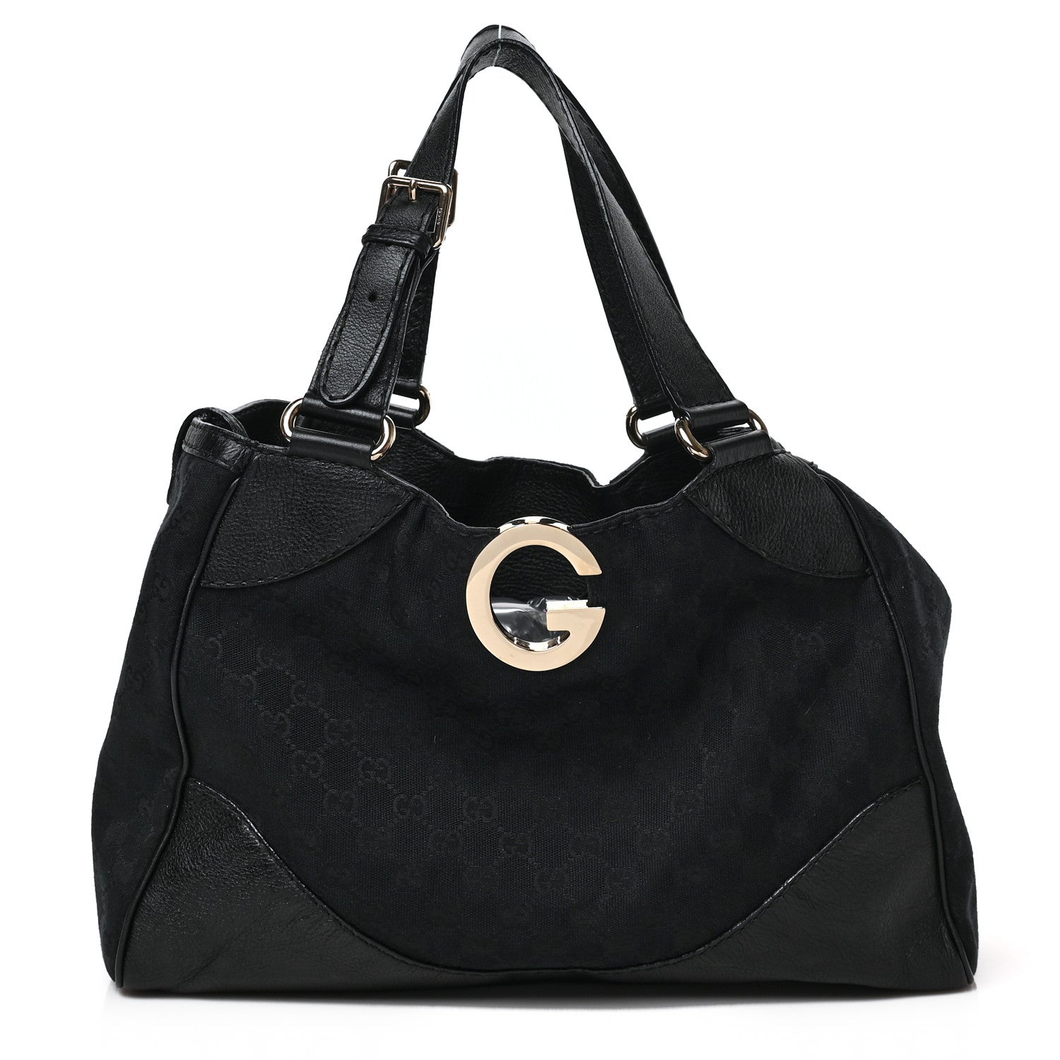 Gucci Monogram Charlotte Tote Black 1 of 9