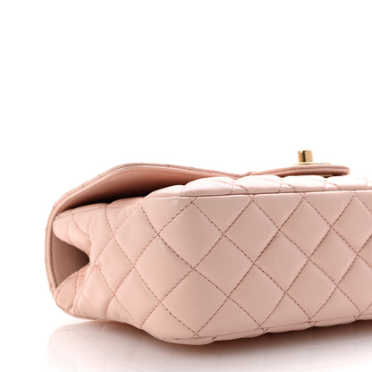 Chanel Lambskin Quilted Small Metal Top Handle Flap Light Pink 9 of 12