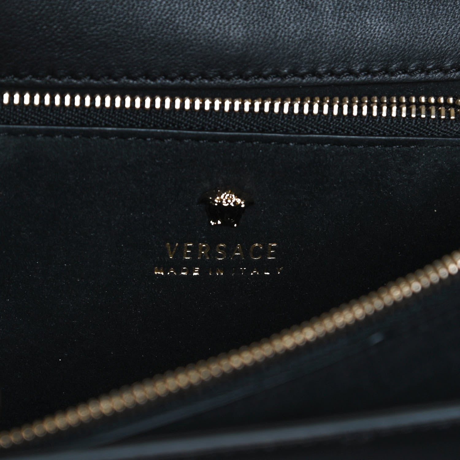 Versace Nappa Large Diamante Flap Black 5 of 13