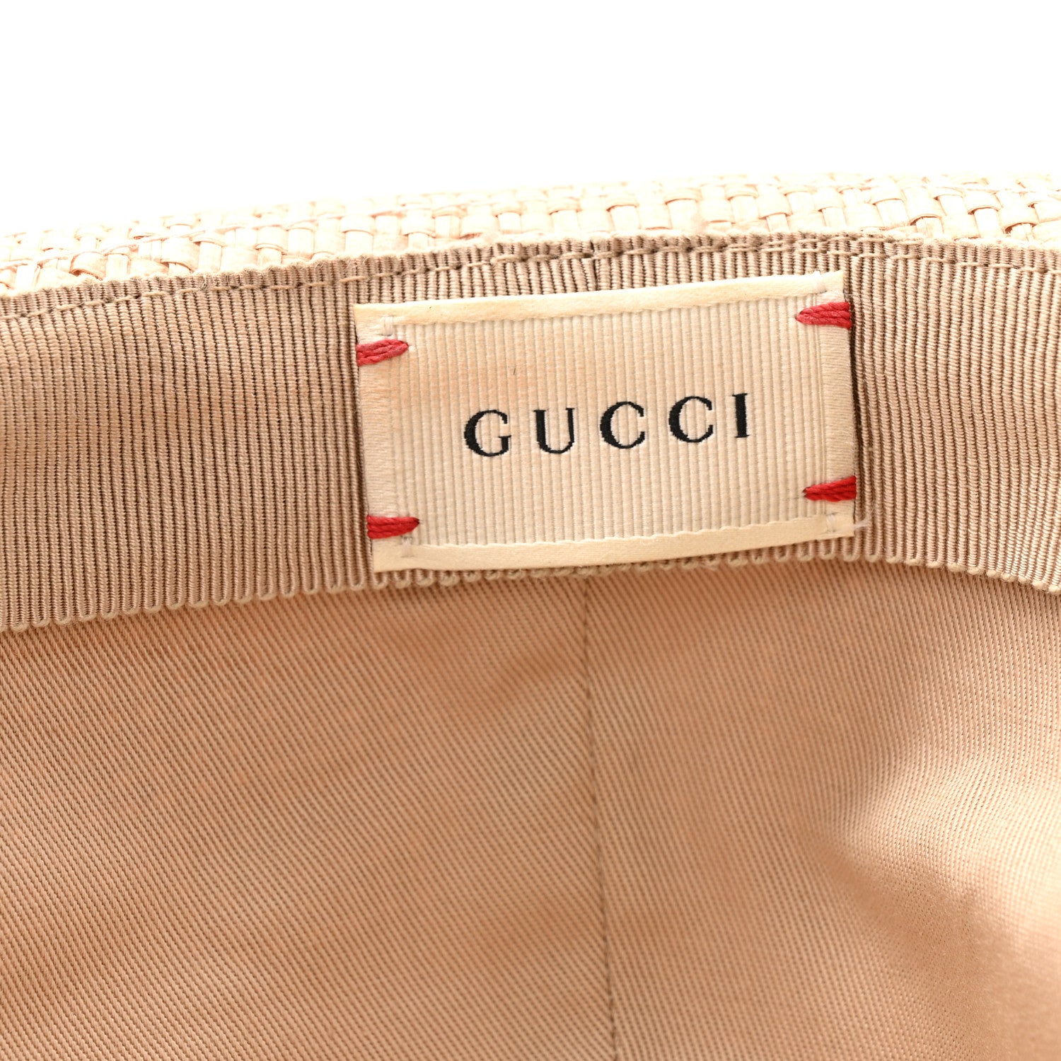 Gucci Straw Grosgrain Wide Brim Hat L Black 8 of 11