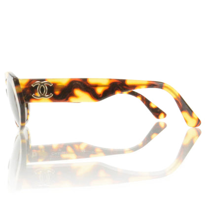 Chanel Tortoise Shell CC Sunglasses 03517 3 of 6