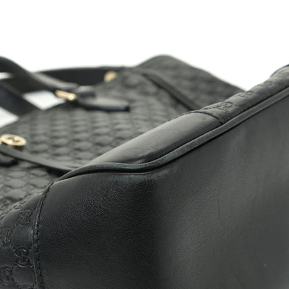 Gucci Microguccissima Small Bree Tote Black 15 of 22