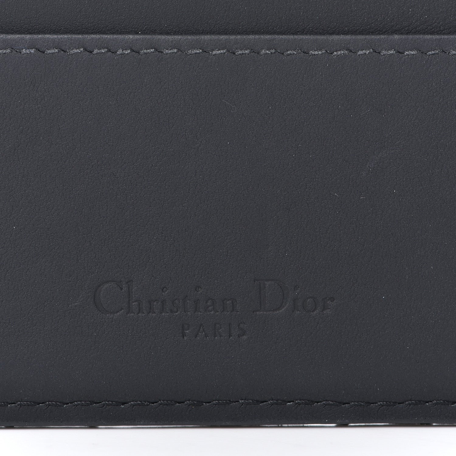 Christian Dior Ultra Matte Calfskin Lady Dior Card Holder Black 4 of 5