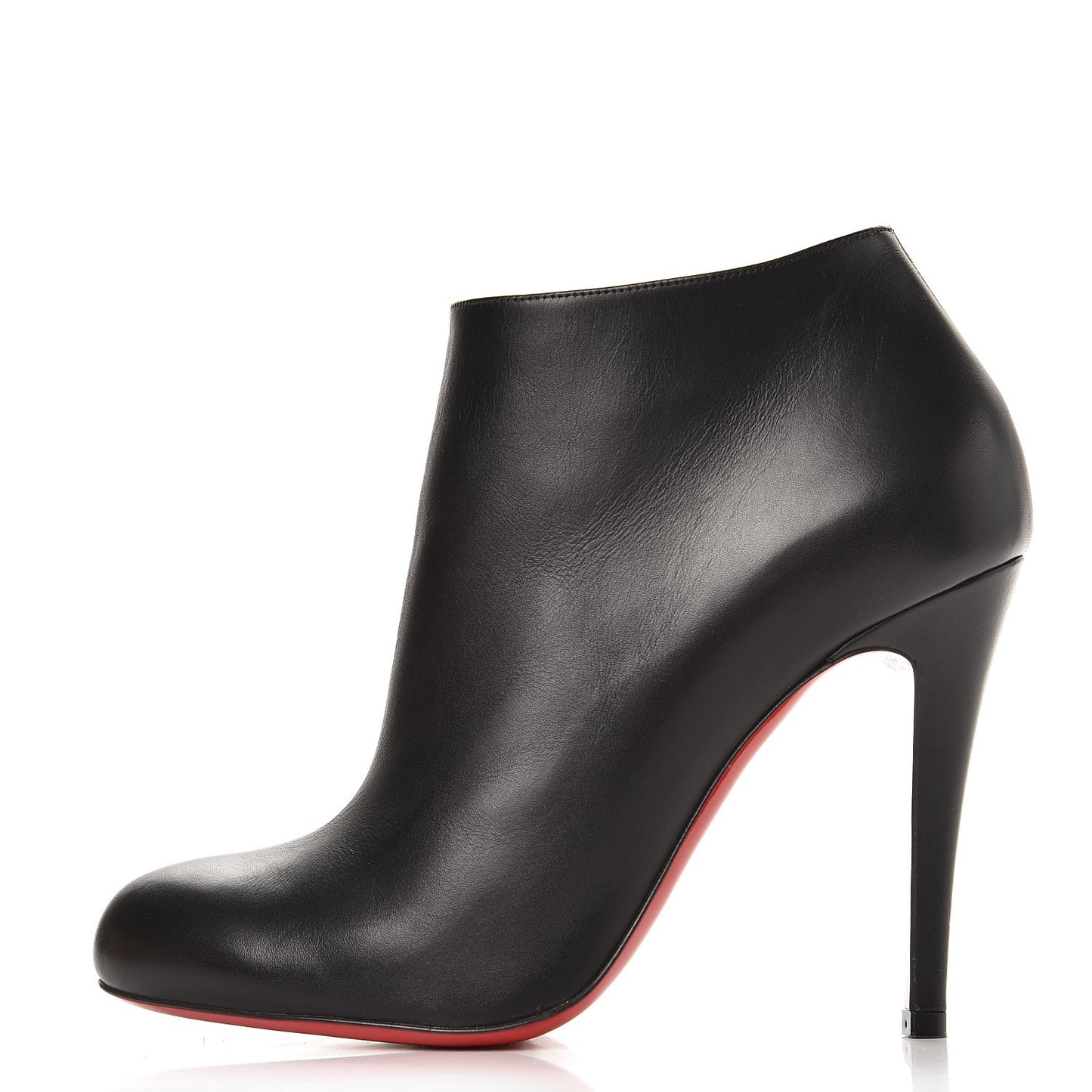 Calfskin Belle 100 Ankle Boots 37.5 Black