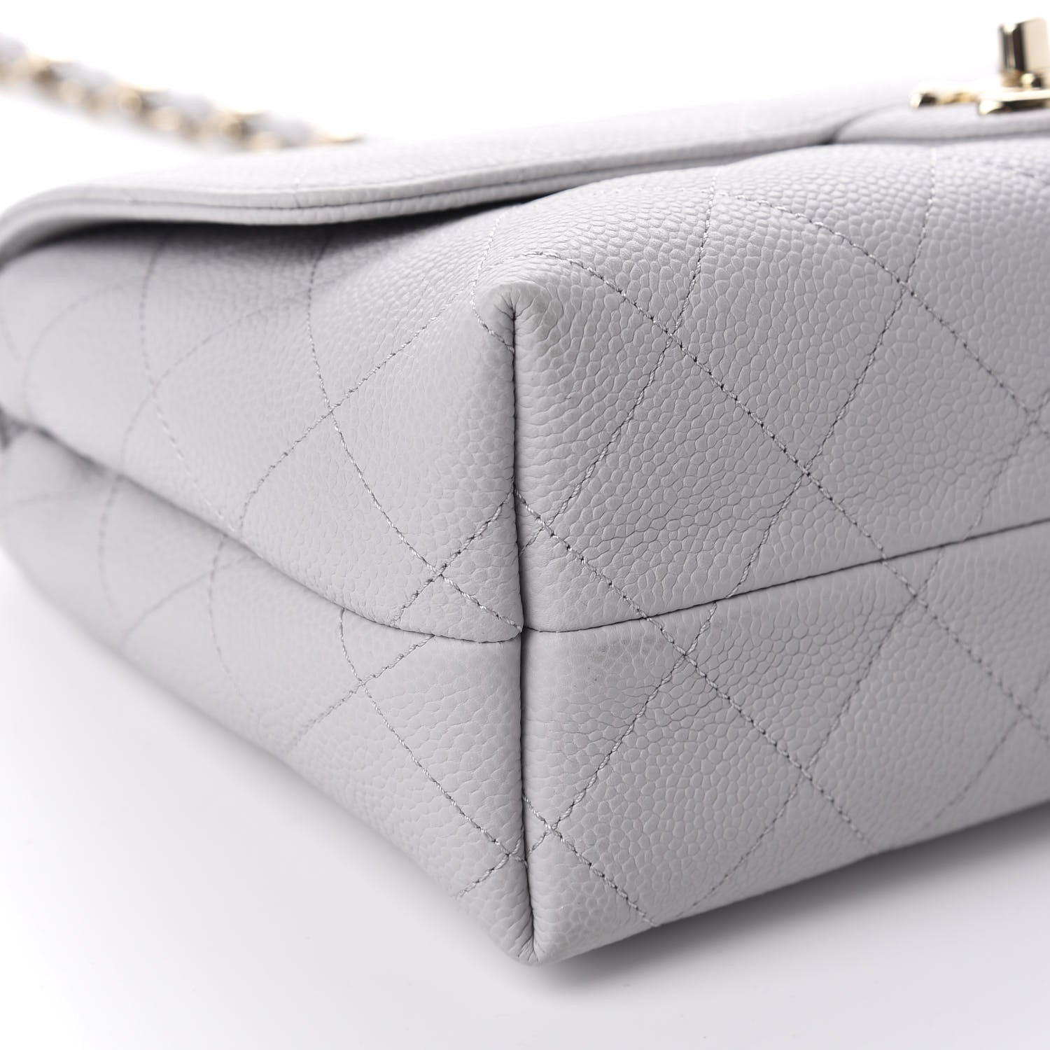 Chanel Caviar Quilted City Walk Flap Light Grey 6 of 11
