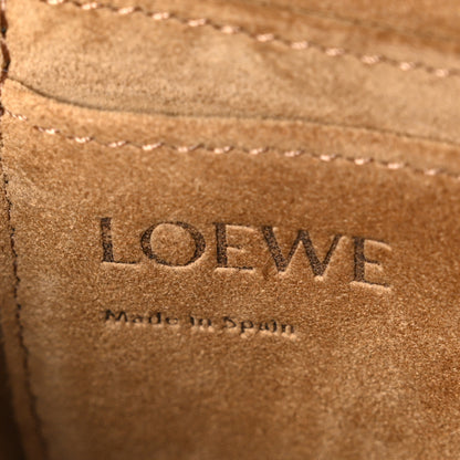 Loewe Calfskin Jacquard Mini Gate Crossbody Bag Onyx Blue 6 of 11