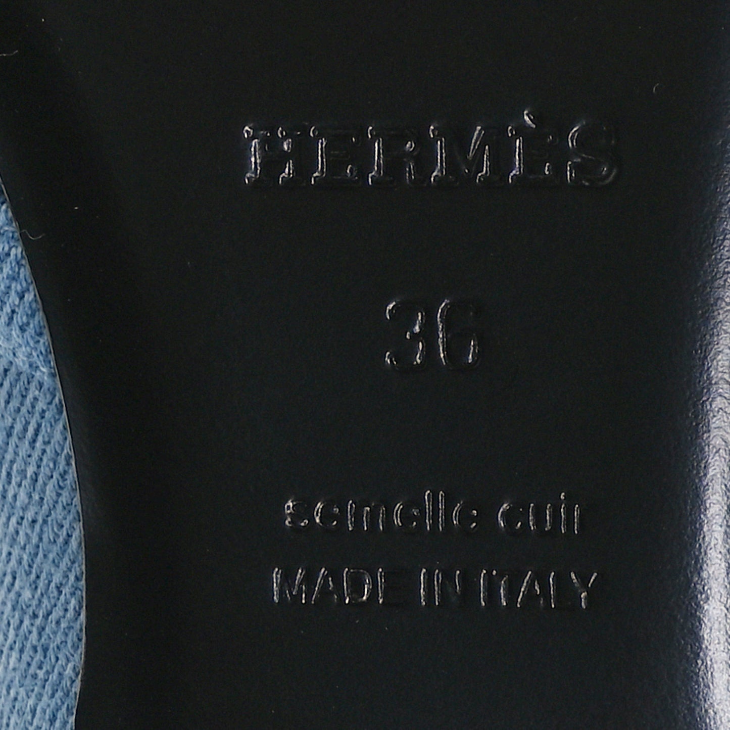 Denim Fringed Oz Mules 36 Bleu Clair