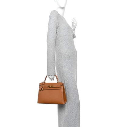 Hermes Epsom Kelly Sellier 28 Gold 2 of 14