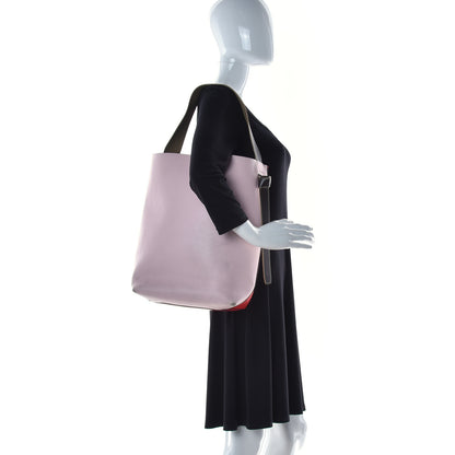 Celine Shiny Smooth Calfskin Small Twisted Cabas Chili Pale Pink 2 of 15