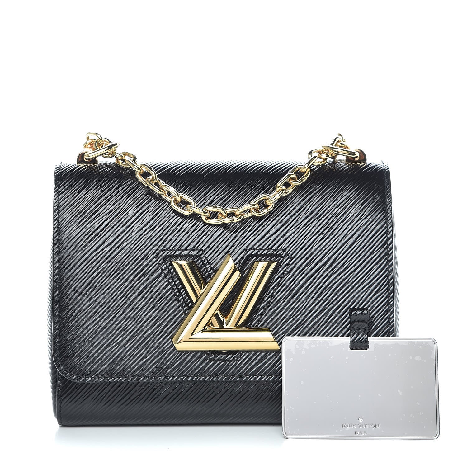 Louis Vuitton Electric Epi Twist Shoulder Bag PM Black 10 of 10