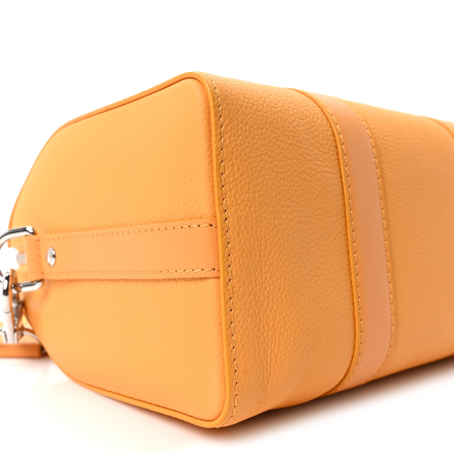 Louis Vuitton Grained Calfskin Aerogram City Keepall Safran Yellow 8 of 9