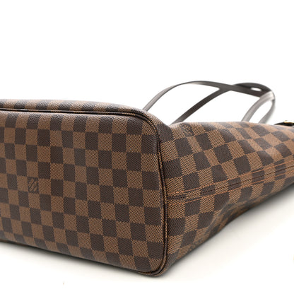 Louis Vuitton Damier Ebene Neo Neverfull MM Rose Ballerine 10 of 10