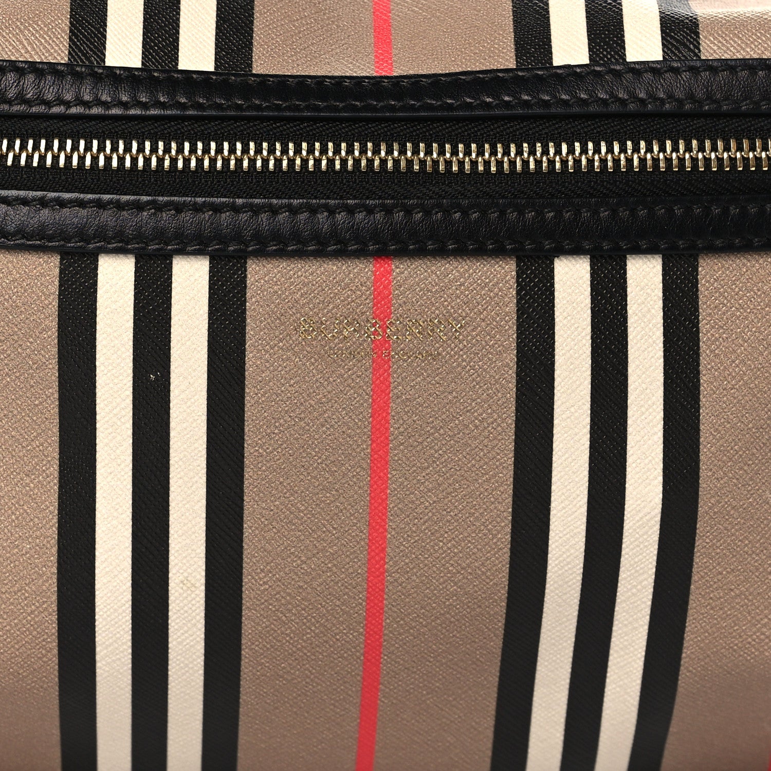 Burberry E-Canvas Icon Stripe Sonny Bum Bag Archive Beige 7 of 9
