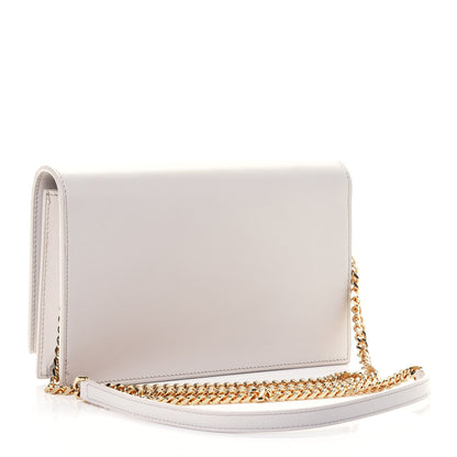 Saint Laurent Smooth Calfskin Classic Monogram Kate Tassel Chain Wallet Porcellana 2 of 4