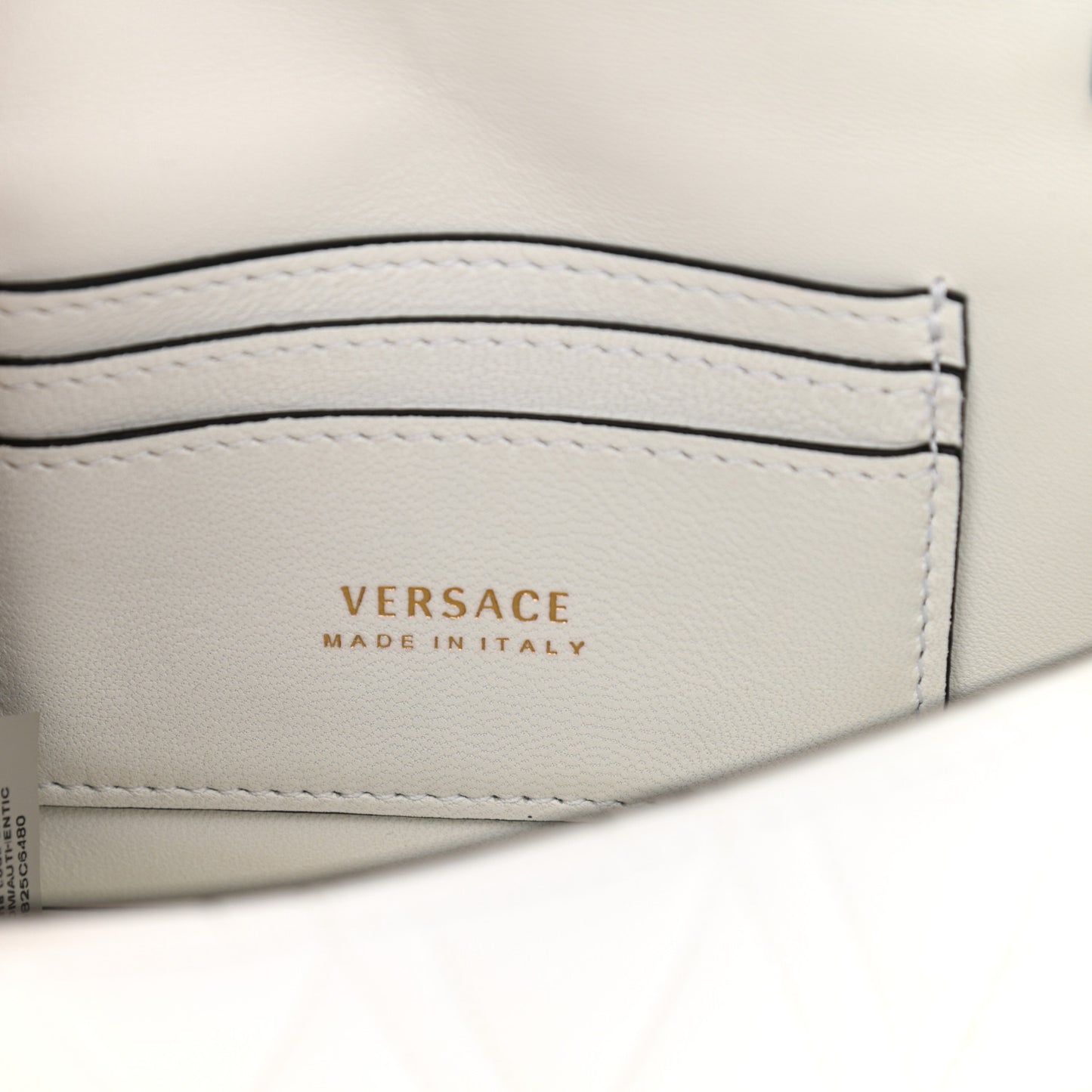 Virtus Mini Wallet Chain Crossbody White