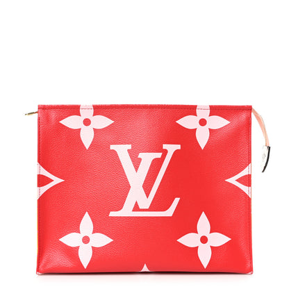 Louis Vuitton Monogram Giant Toiletry Pouch 26 Rouge 1 of 8