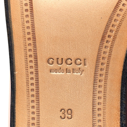 Gucci Lambskin Womens Brixton Horsebit Loafers 39 Perfect Pink 8 of 10
