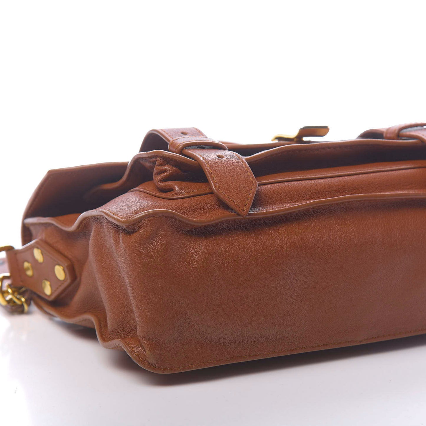 Lambskin Tiny PS1 Satchel Saddle