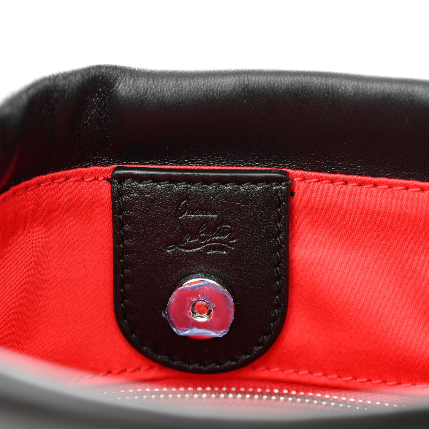 Nappa Grommet Mini Mouchara Crossbody Black