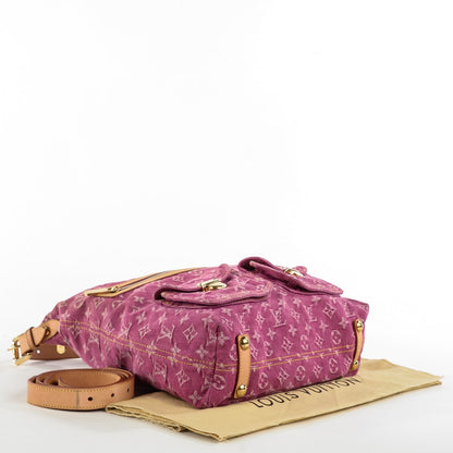 Louis Vuitton Denim Monogram Baggy GM Fuchsia 8 of 8