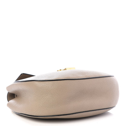 Chloe Grained Lambskin Drew Shoulder Bag Motty Grey 3 of 9