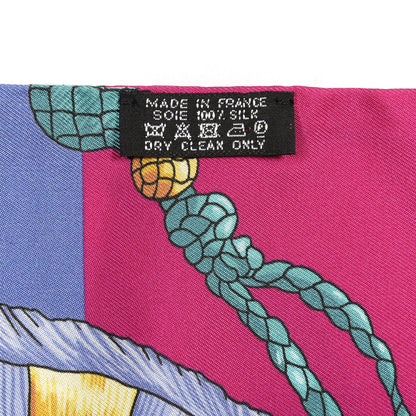 Hermes Silk Les Cles Maxi Twilly 3 of 3