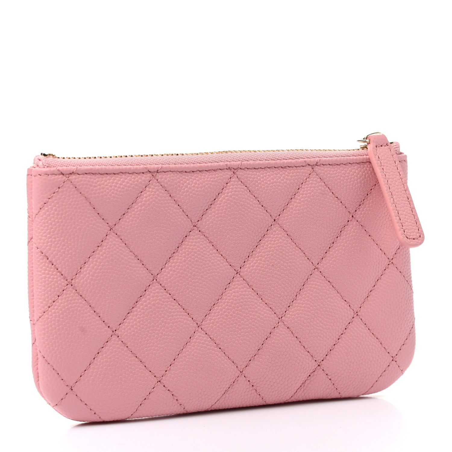 Chanel Caviar Quilted Small Cosmetic Case Light Pink 3 of 8