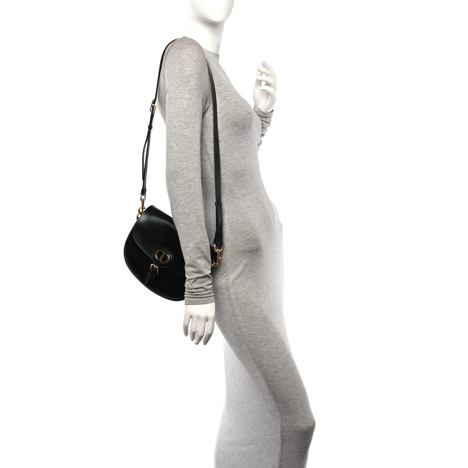 Christian Dior Box Calfskin Medium Bobby Flap Black 2 of 11