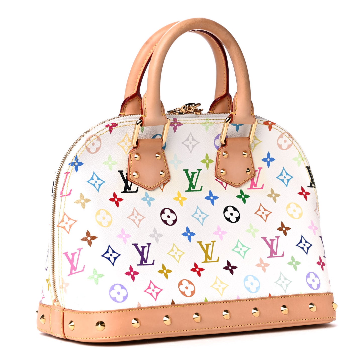 Monogram Multicolor Alma PM White