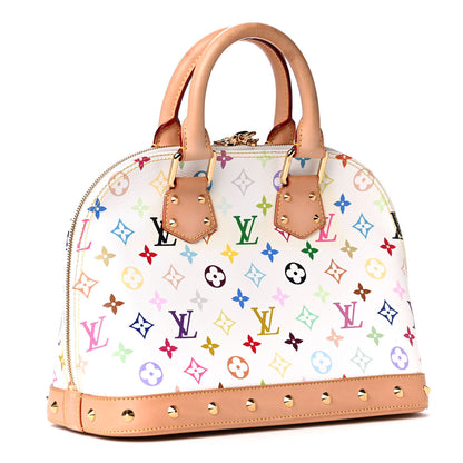 Louis Vuitton Monogram Multicolor Alma PM White 3 of 6