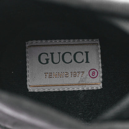 Gucci Econyl Nylon Web Monogram Mens Off The Grid 1977 Tennis High Top Sneakers 8 Black 7 of 7
