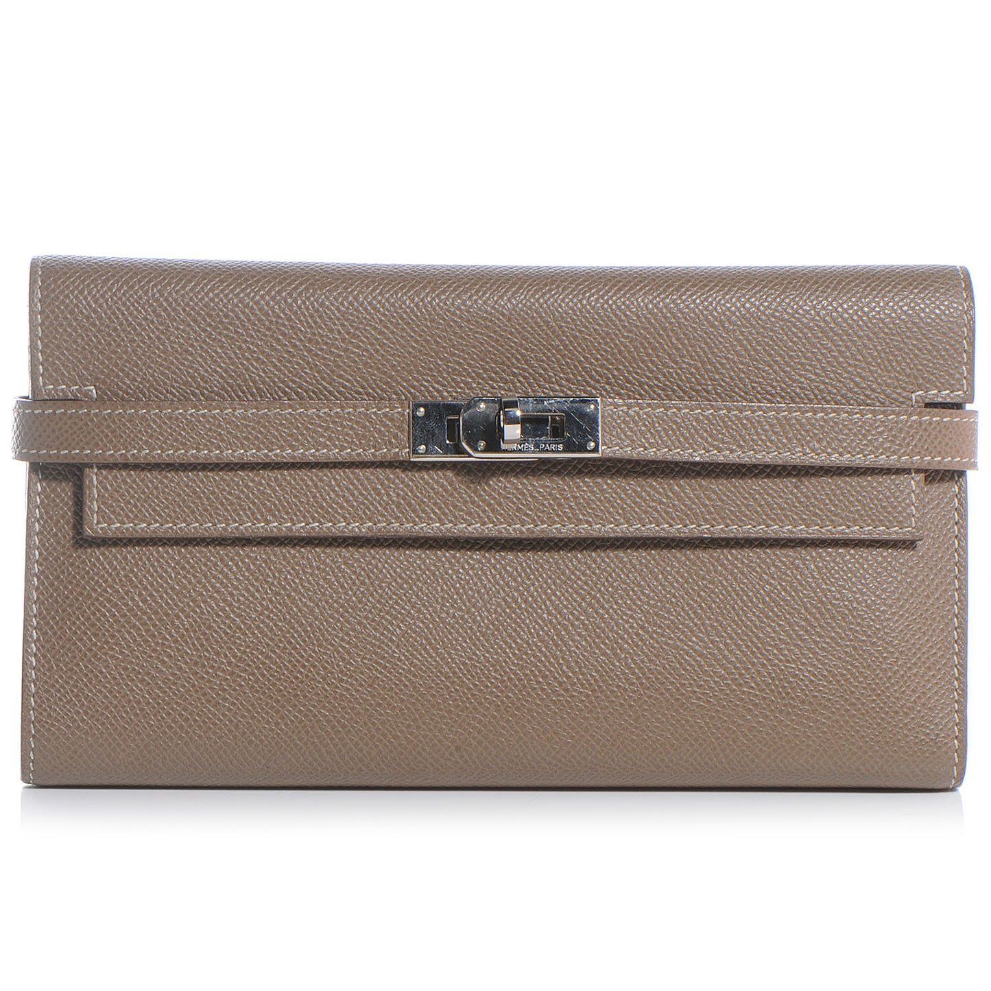 Epsom Kelly Longue Wallet Etoupe