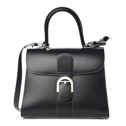 Delvaux Box Calfskin Ribbons Dans Les Nuages MM Brillant Satchel Black 1 of 10