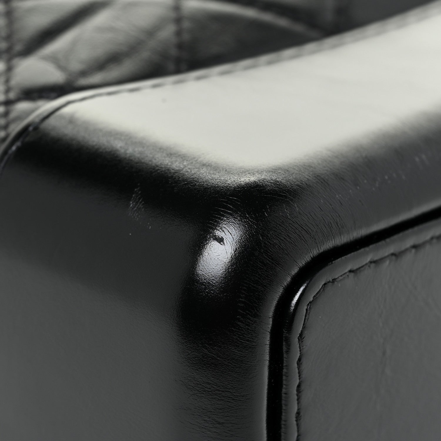 Chanel Aged Calfskin Quilted Gabrielle Backpack Black 7 of 12