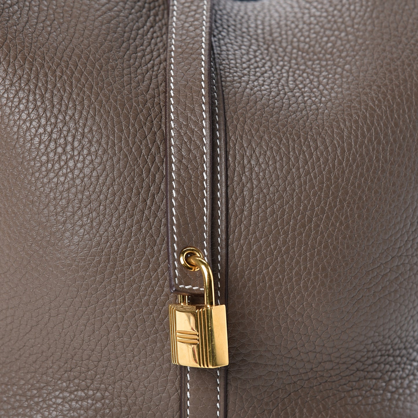 Taurillon Clemence Picotin Lock 22 MM Etoupe