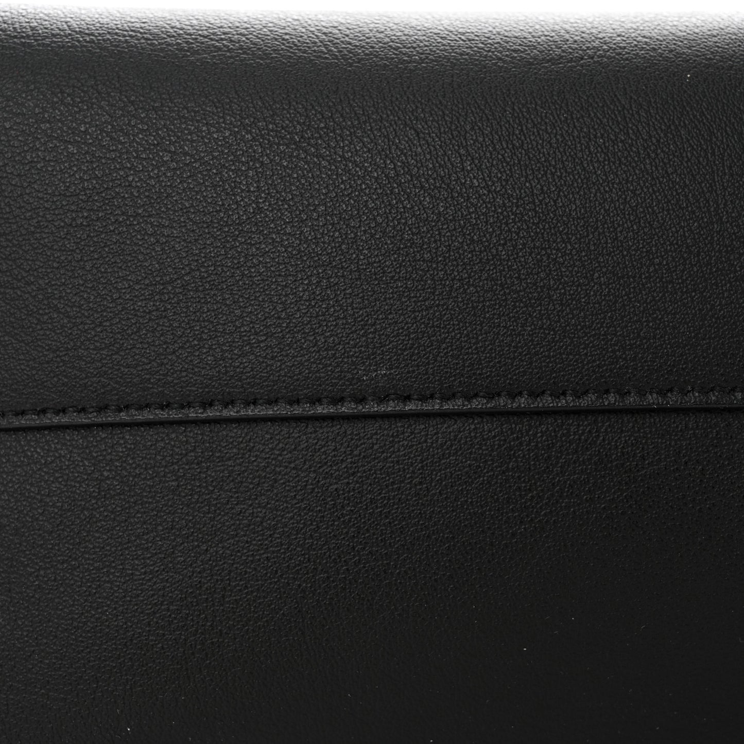 Calfskin Large Shopping Tote Black
