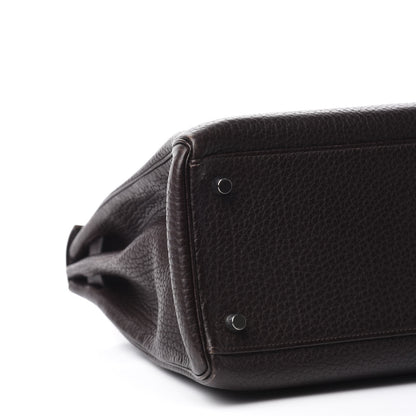Hermes Fjord Kelly Retourne 35 Chocolate 5 of 18
