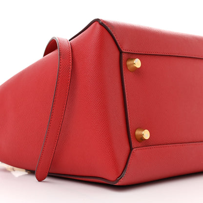 Celine Grained Calfskin Mini Belt Bag Coquelicot 10 of 11