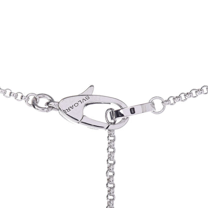 Bulgari 18K White Gold Diamond Parentesi Pendant Necklace 6 of 7