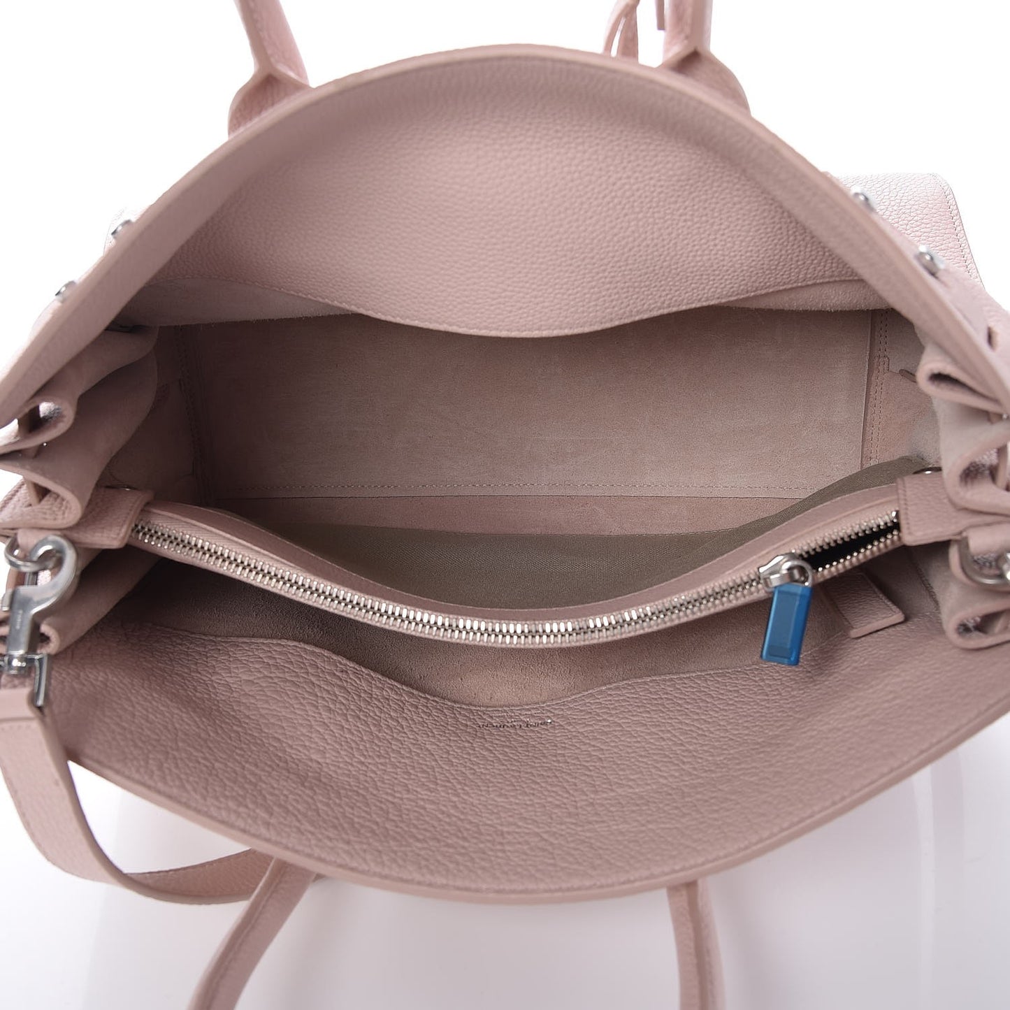 Grained Calfskin Small Supple Sac De Jour Rose