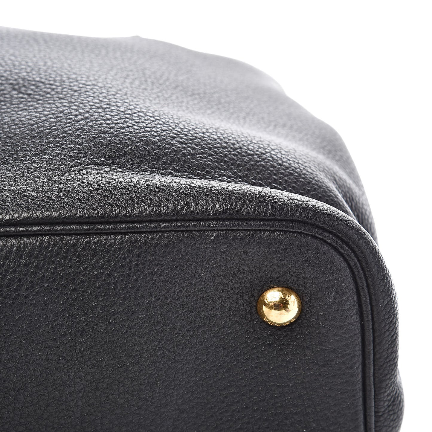 Vitello Daino Tote Black