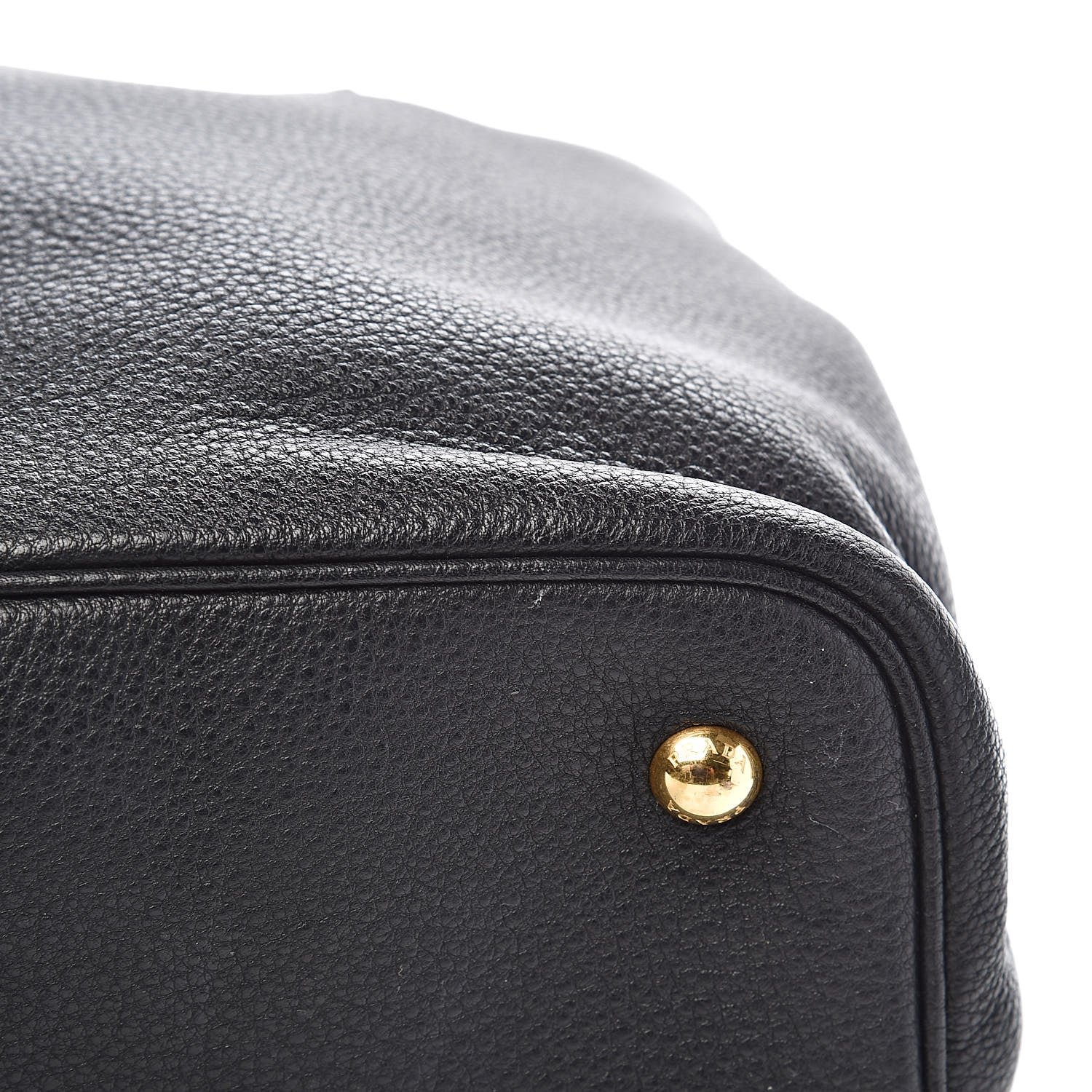 Prada Vitello Daino Tote Black 10 of 12