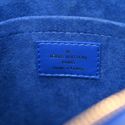 Louis Vuitton Calfskin New Wave Camera Bag Bleu Neon 6 of 10