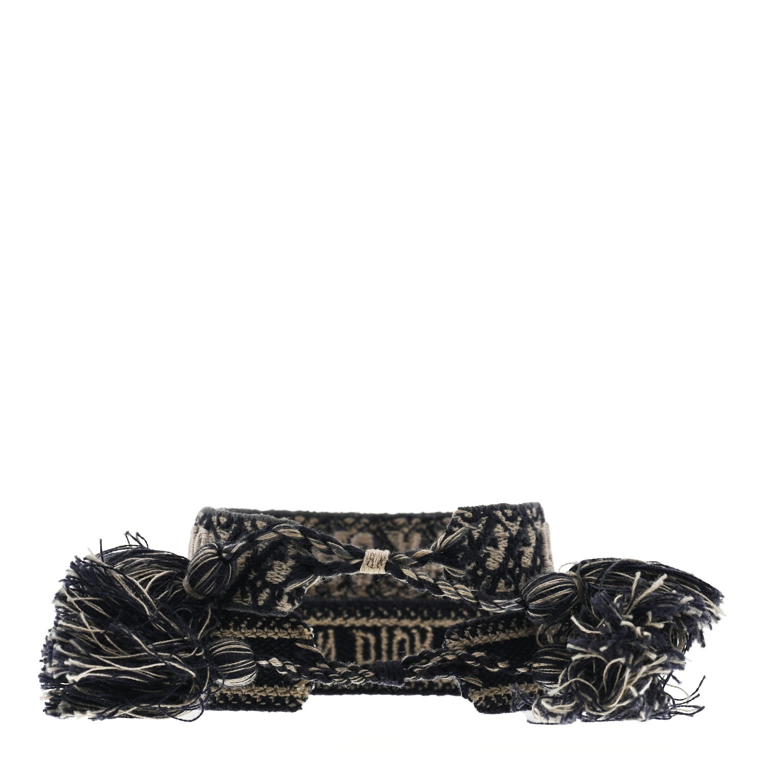 Christian Dior Woven Cotton J'Adior Friendship Bracelet Set Navy 3 of 3